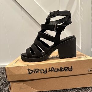 Dirty laundry strappy sandals